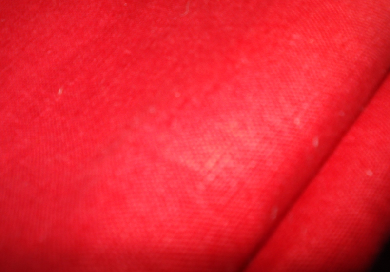 Лён  ткань красная костюмная