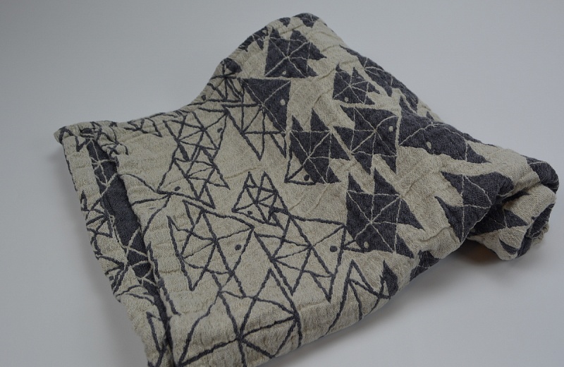 Полотенце льняное "оригами" вареный лен