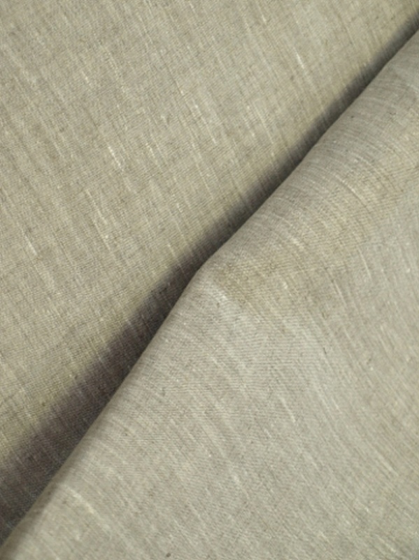 Лён  с хлопком интерьерный серый   ш150 см